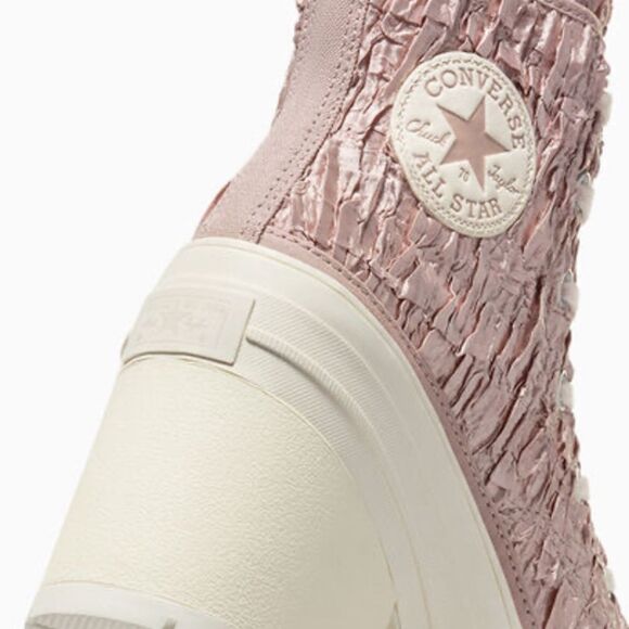 Converse Chuck 70 De Luxe Heel Hightop Satin Boots Shoes SneakersSize 7.5 - Picture 16 of 16